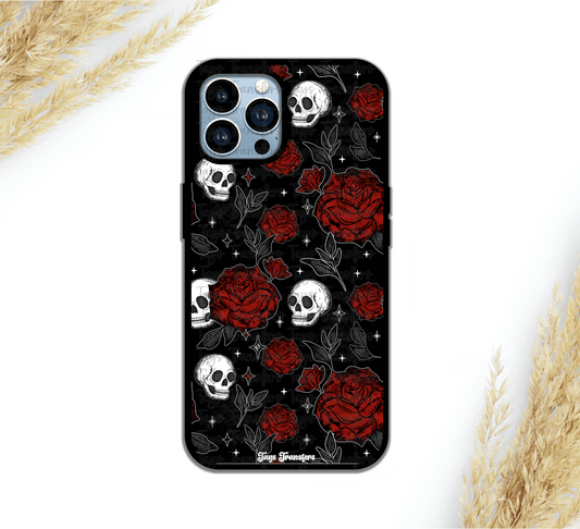 Skull Rose Phone Case