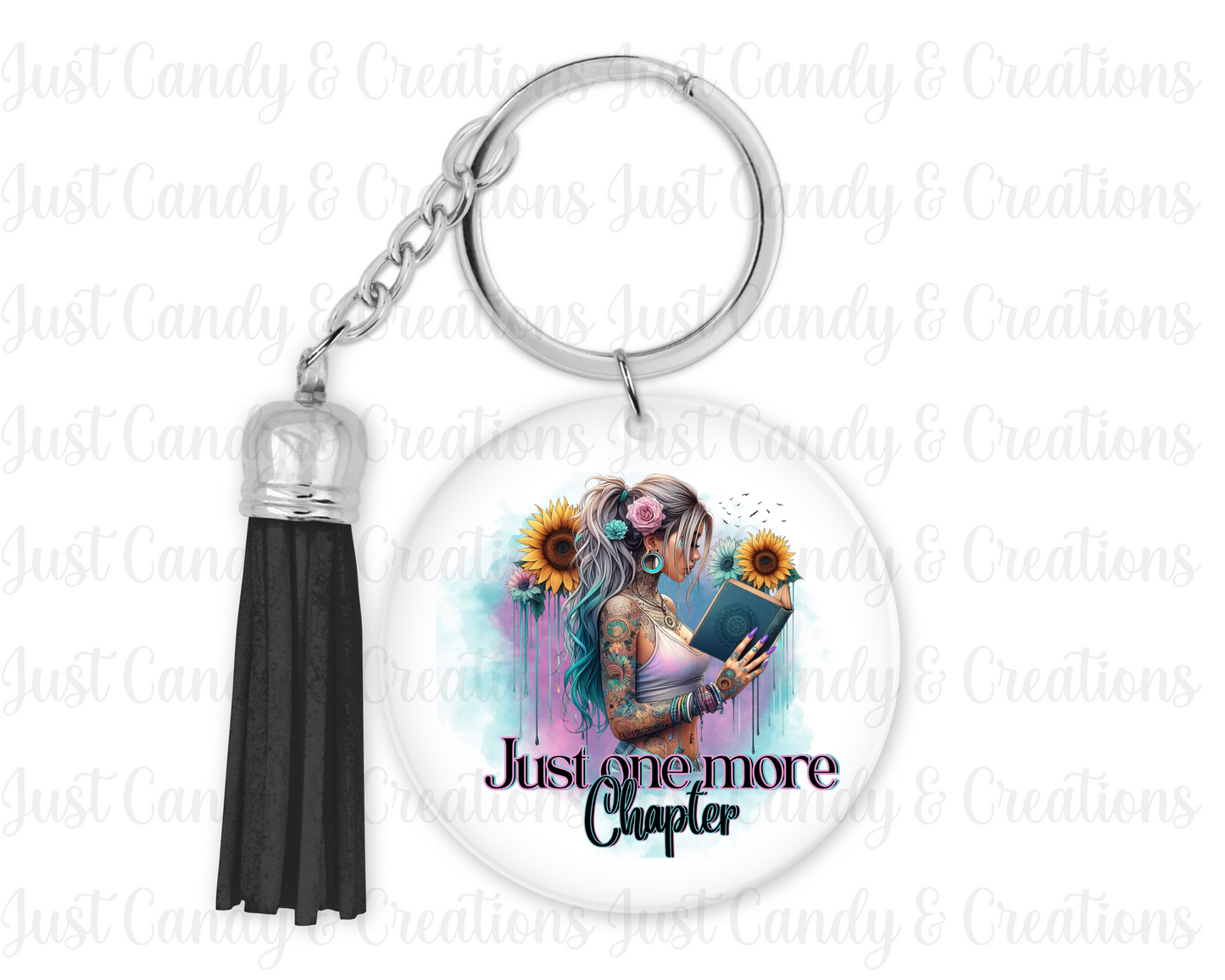 Just One More Chapter - Keychain Decal