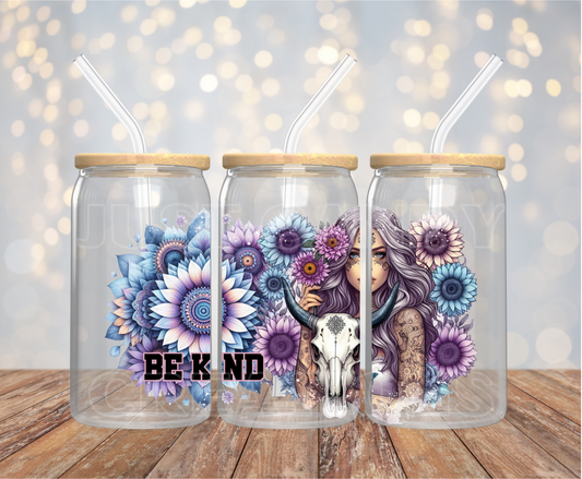 Be Kind 16OZ UV DTF Wrap