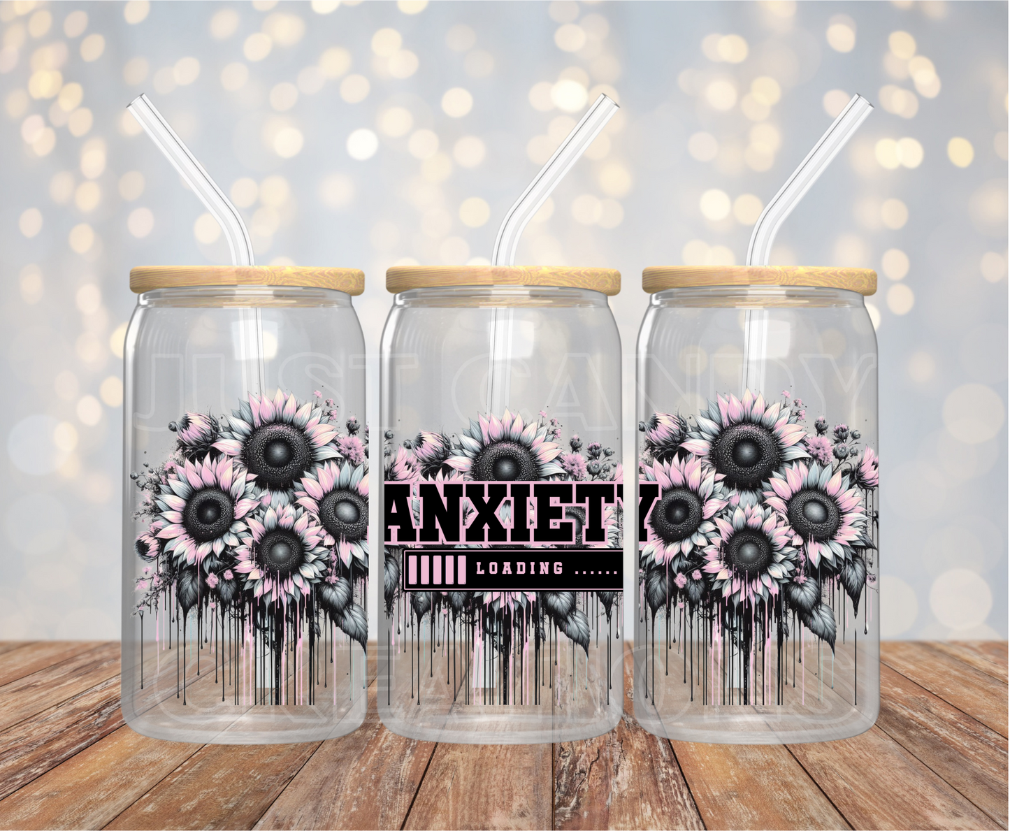 Anxiety Loading 16OZ UV DTF Wrap