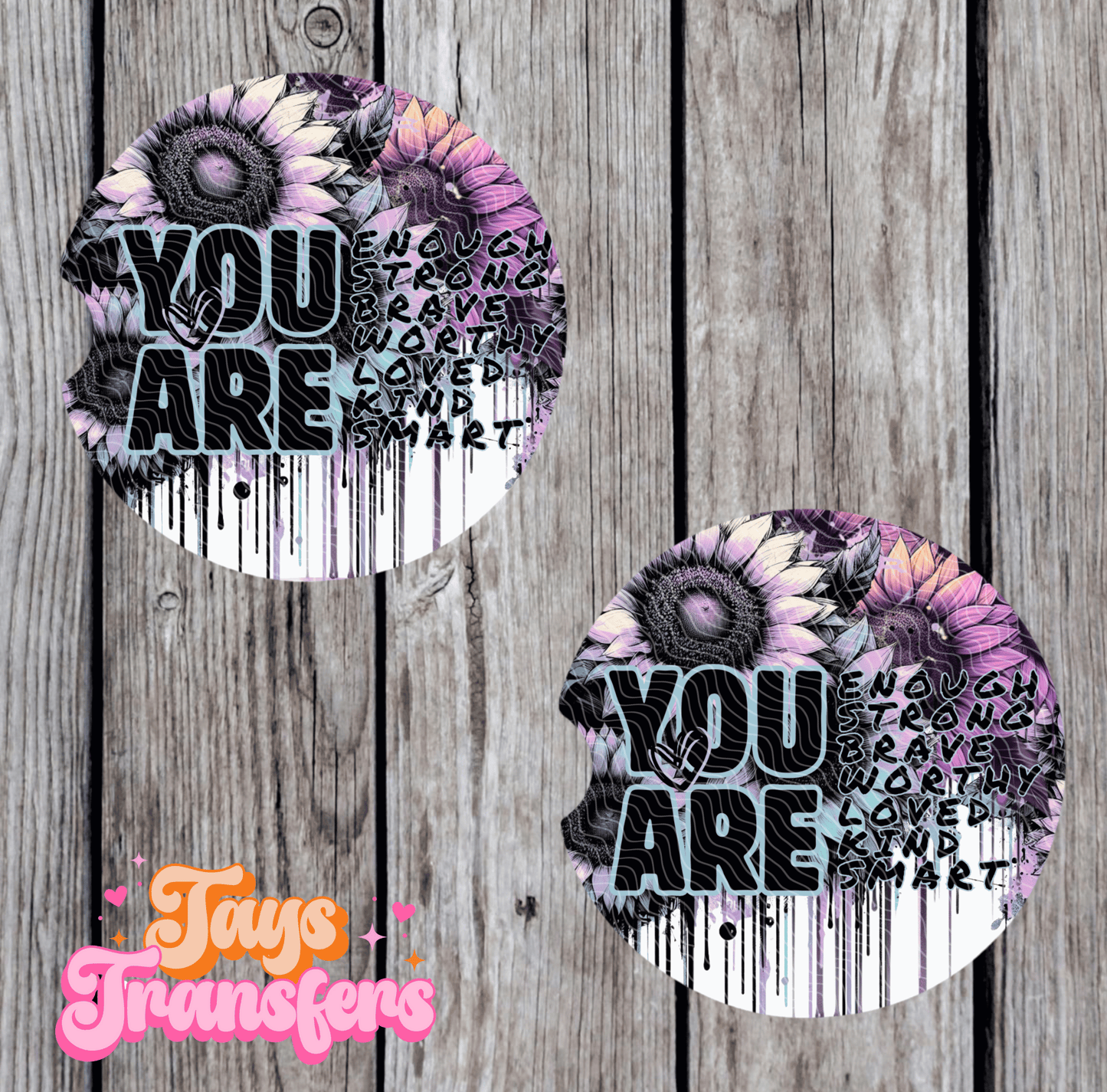 You Are - Car Coasters