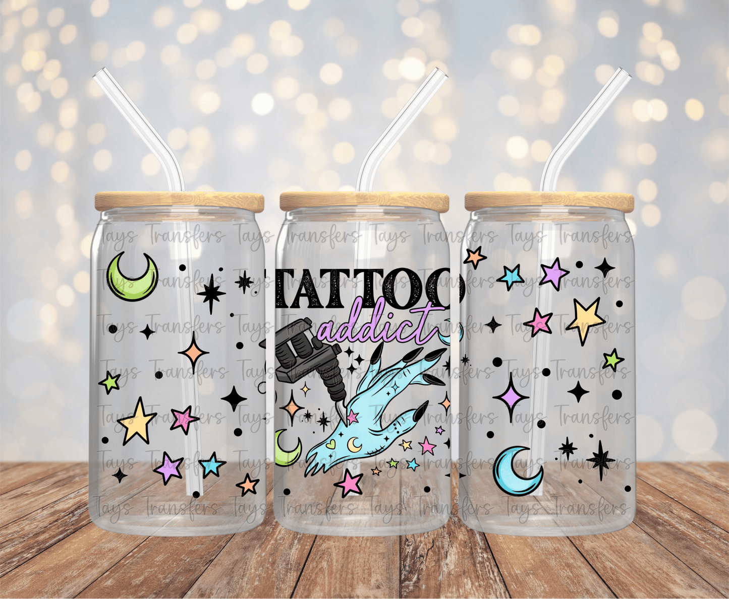 Tattoo Addict - 16OZ UV DTF Wrap