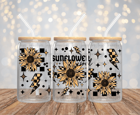 Sunflower Soul - 16OZ UV DTF Wrap